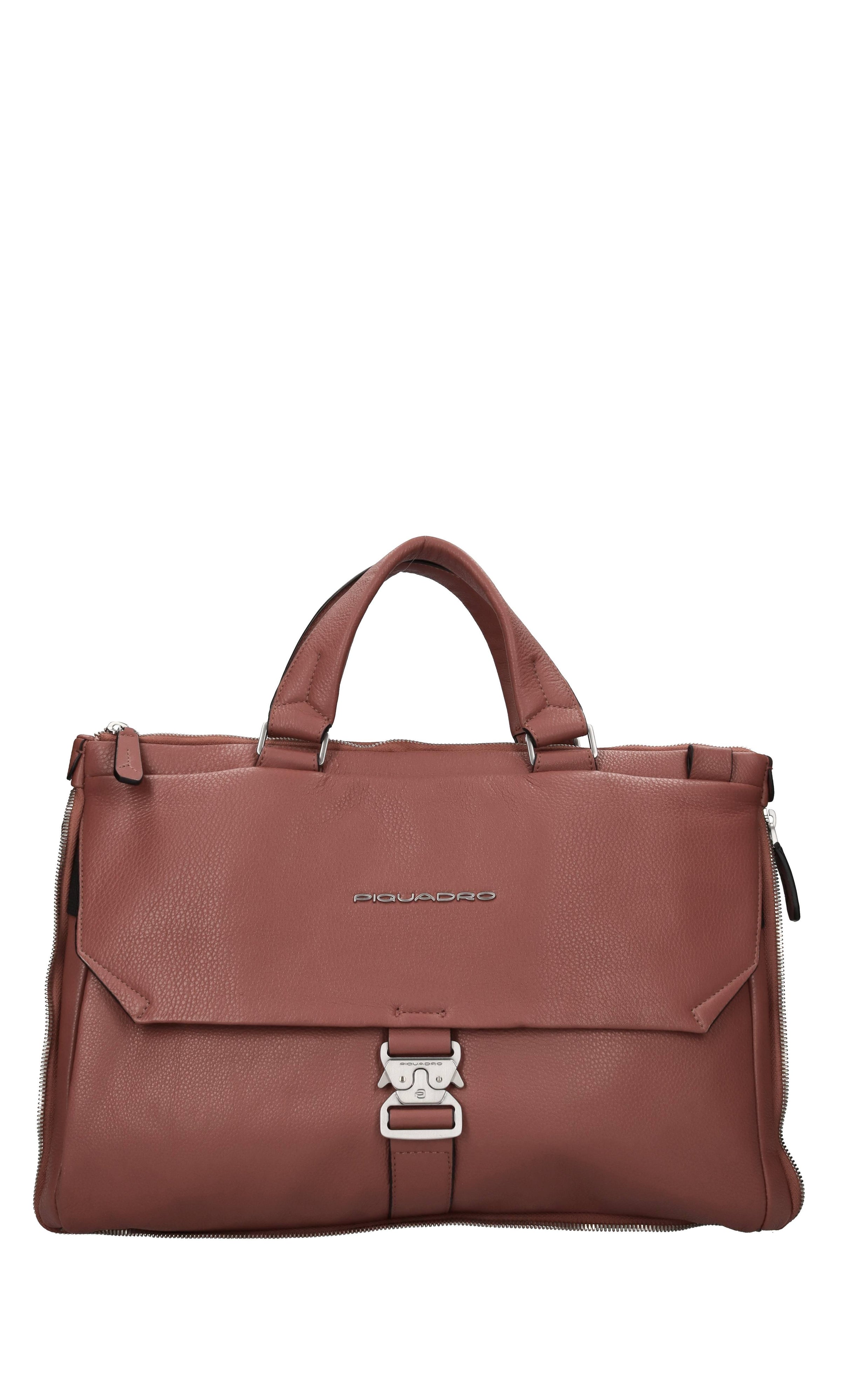 Borsa portadocumenti espandibile in pelle<BR/> 
