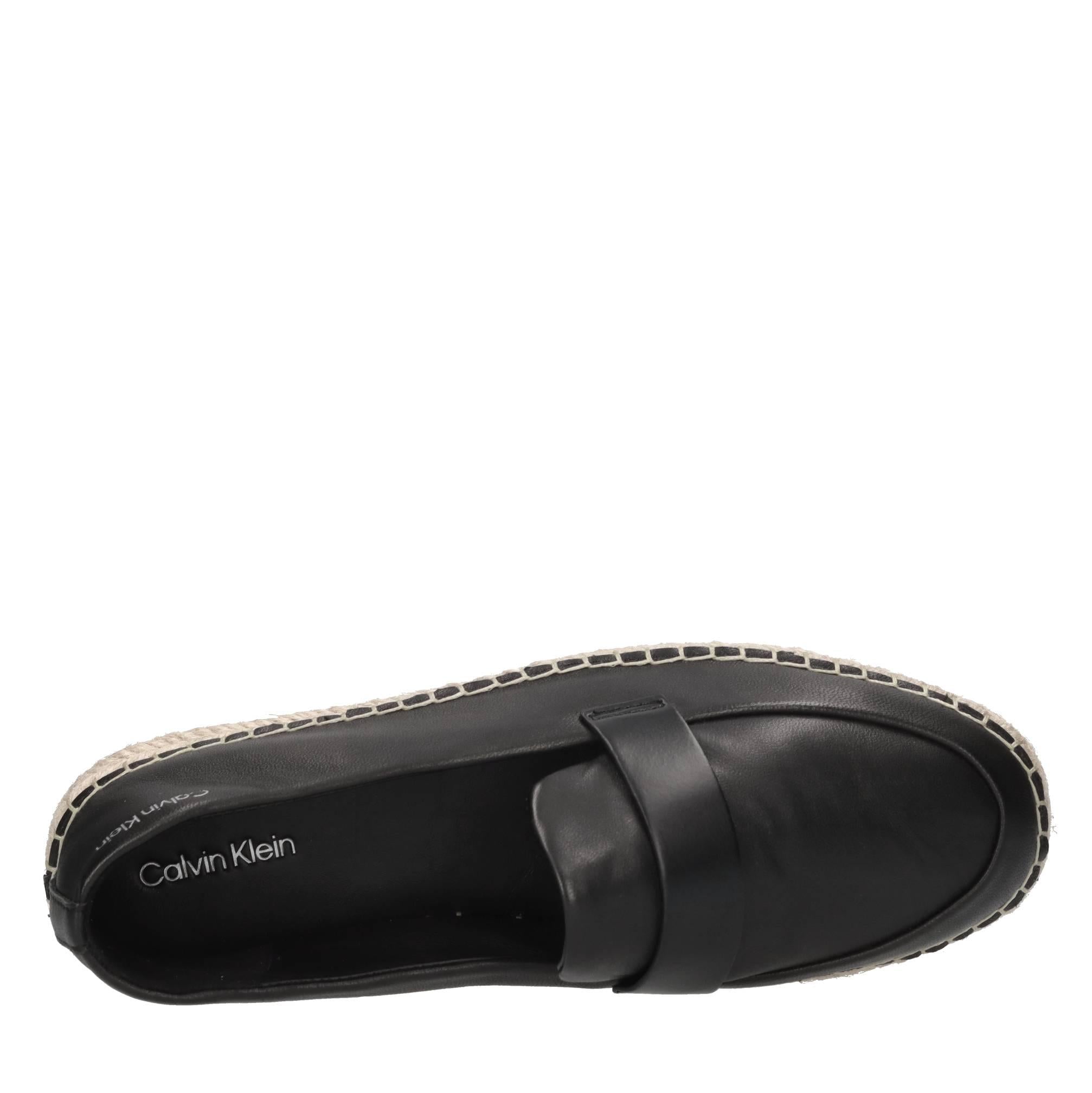 Mocassini espadrillas in pelle 