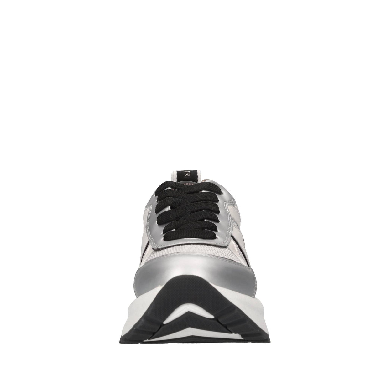 Sneakers in pelle, ecopelle e tessuto 