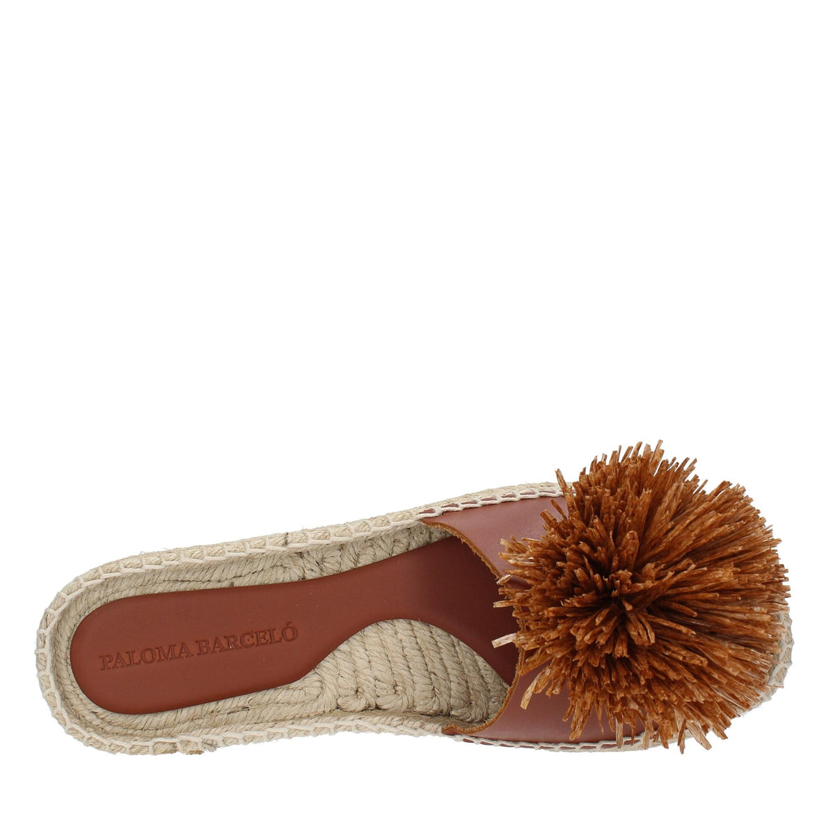 Mules modello FUJI in pelle e rafia 
