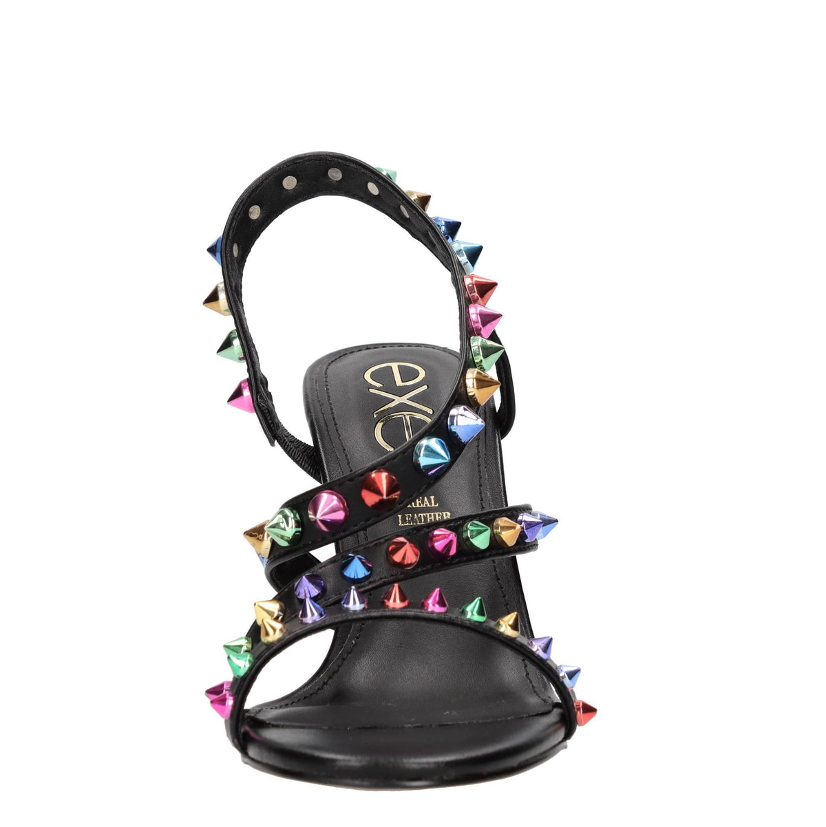 Sandali modello JENNY in pelle ed ecopelle 