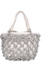 THEMOIRè Borsa in ecopelle e strass modello Kobo Knots