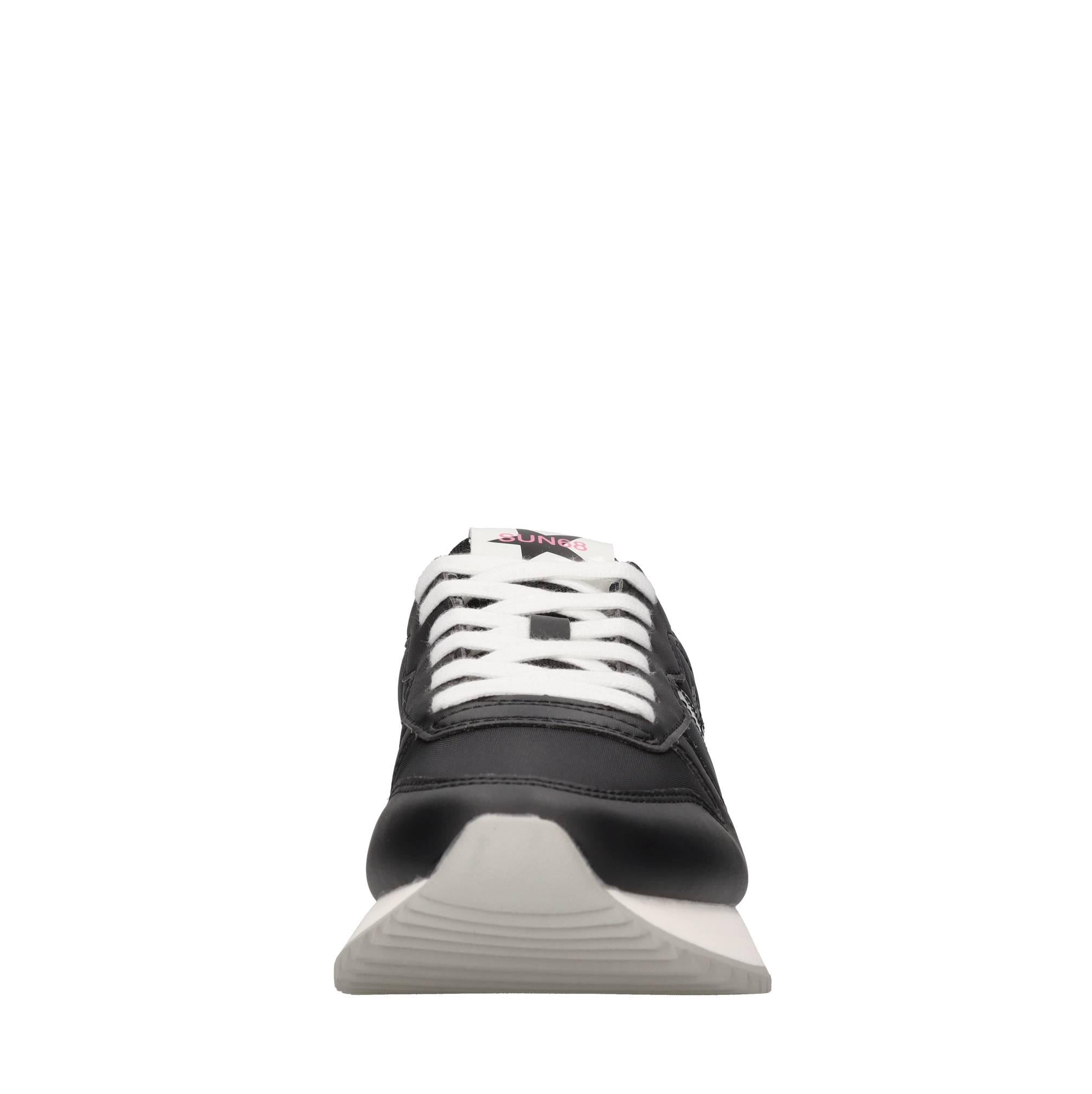 Sneakers in camoscio pelle e tessuto 