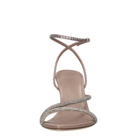 Sandali in pelle e strass 