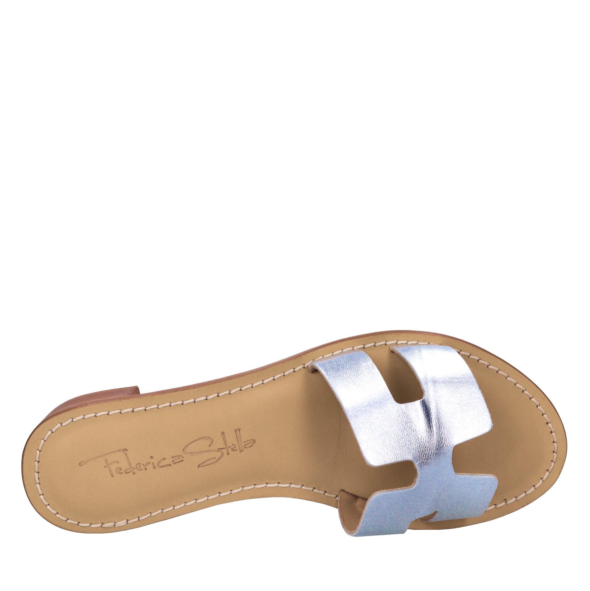 Mules in pelle 