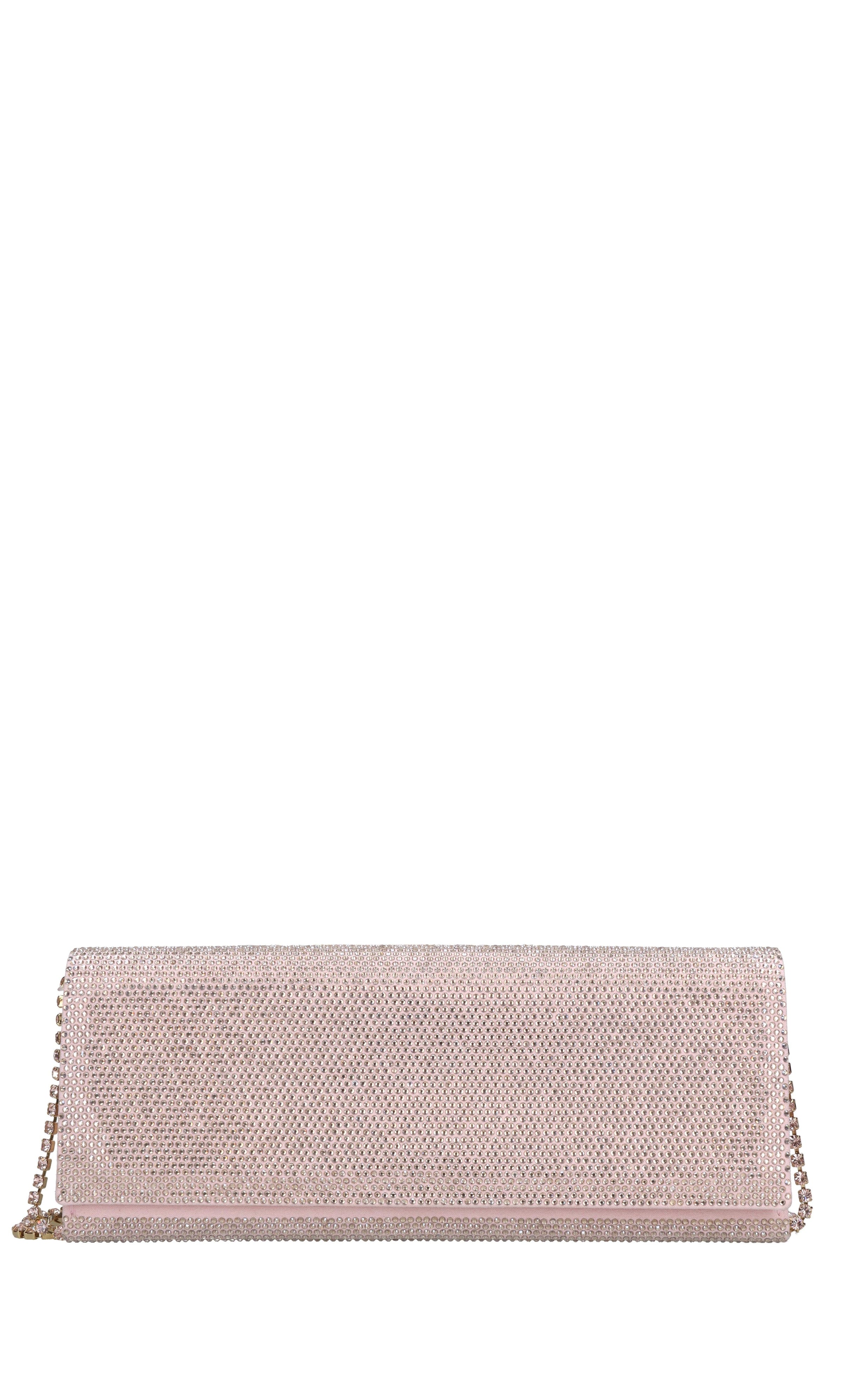 Borsa modello ENVELOPE in camoscio e strass 