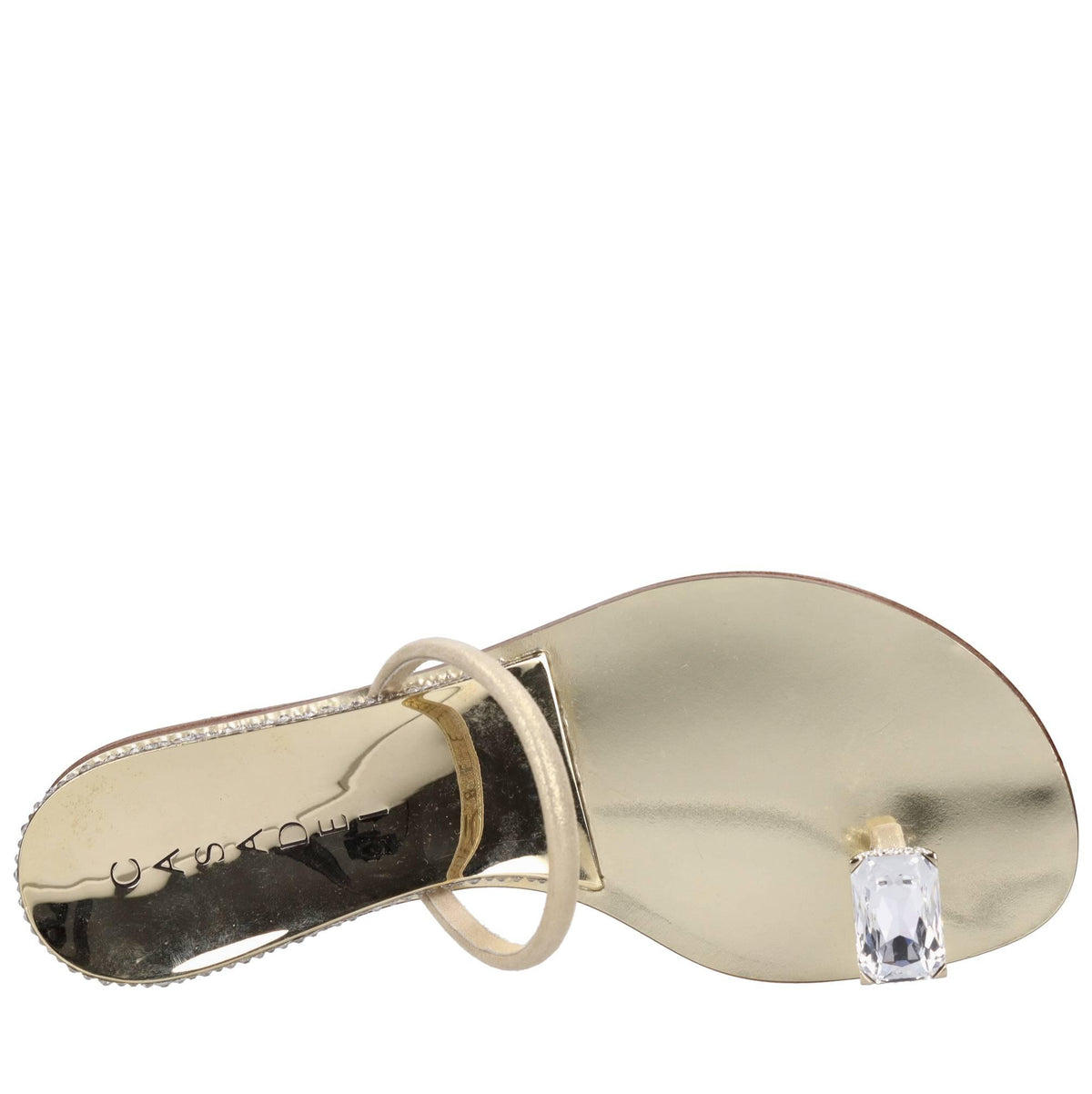 Mules in pelle e Swarovski 
