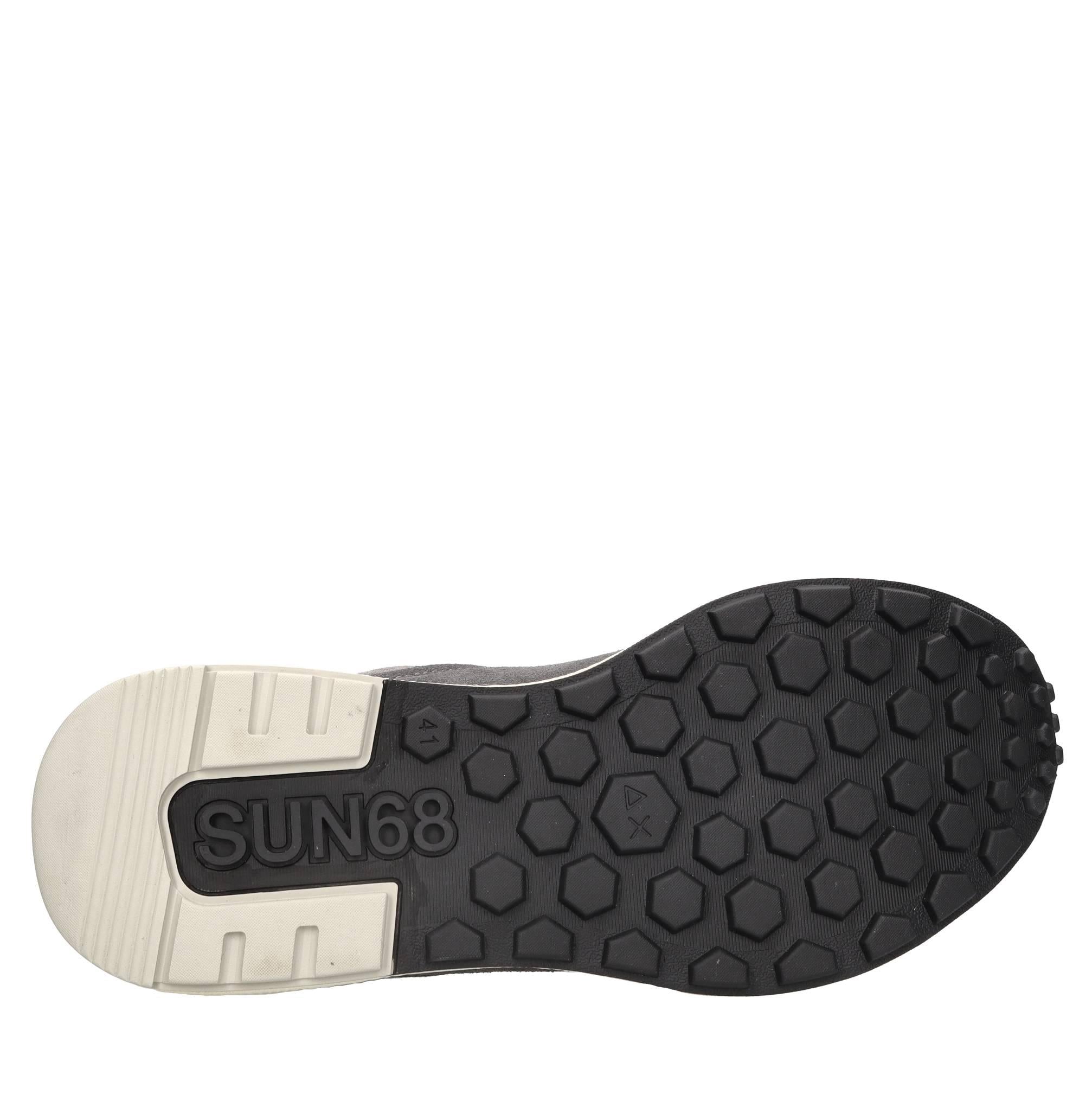 Sneakers modello Z44127 SUN68 in pelle scamosciata e tessuto traspirante 