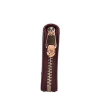 Portafoglio zip around piccolo in pelle ed ecopelle 