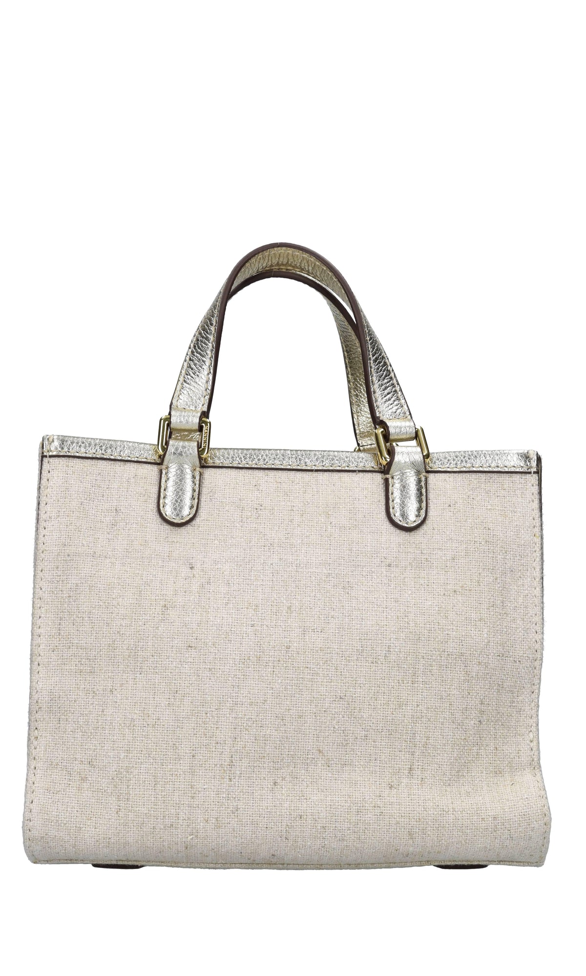 Borsa in tessuto e pelle 