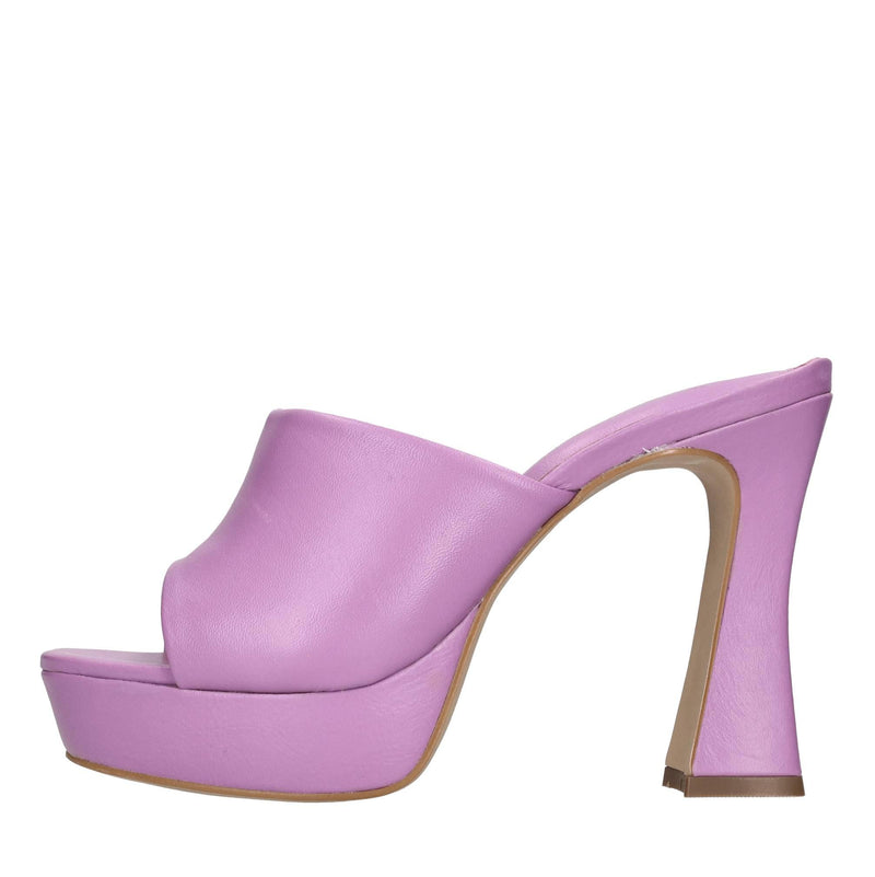 Mules in pelle 