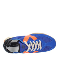 Sneakers in camoscio tessuto e gomma 