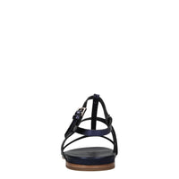 Sandali flat in pelle 