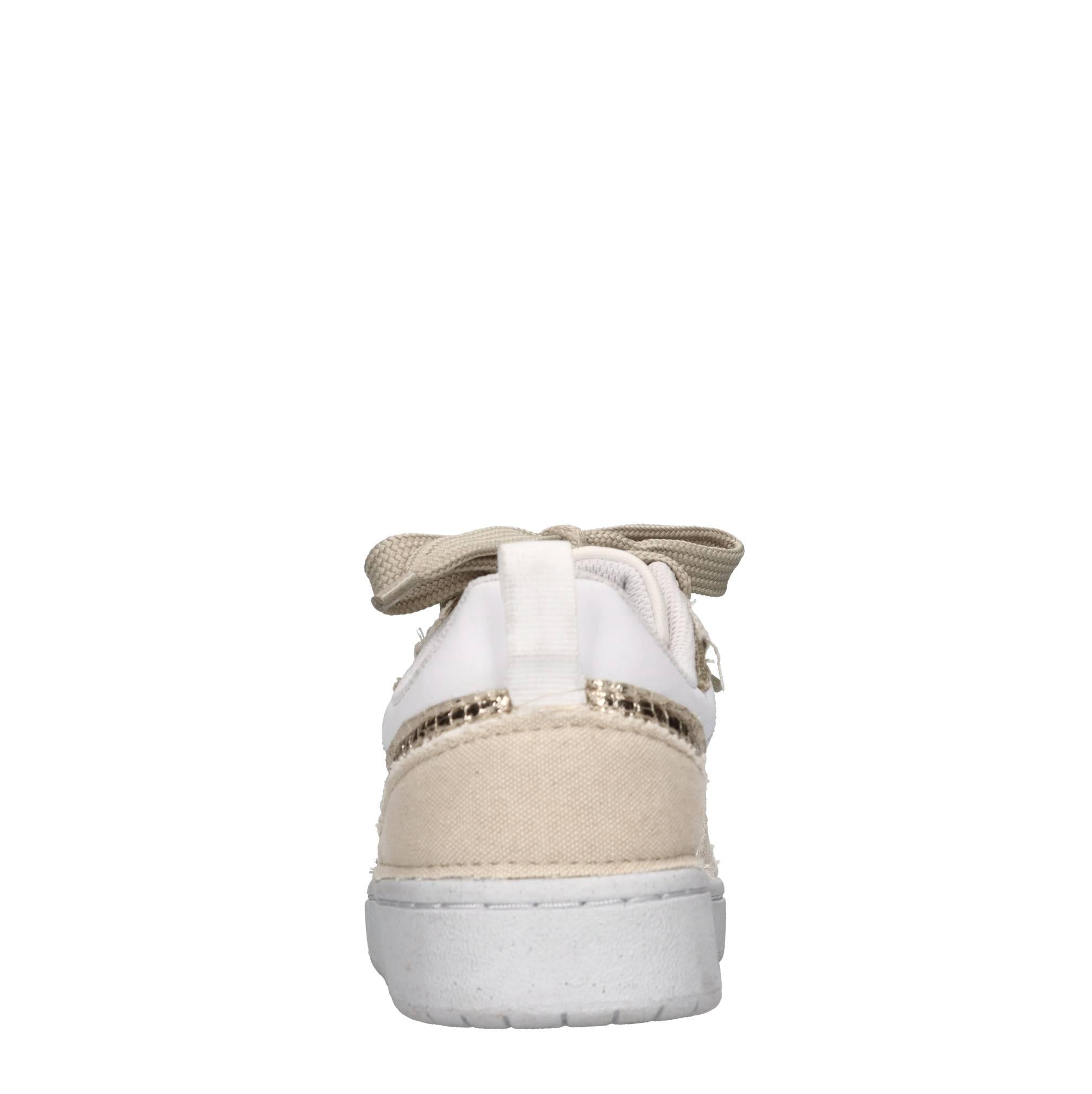 Sneakers in ecopelle e tessuto 