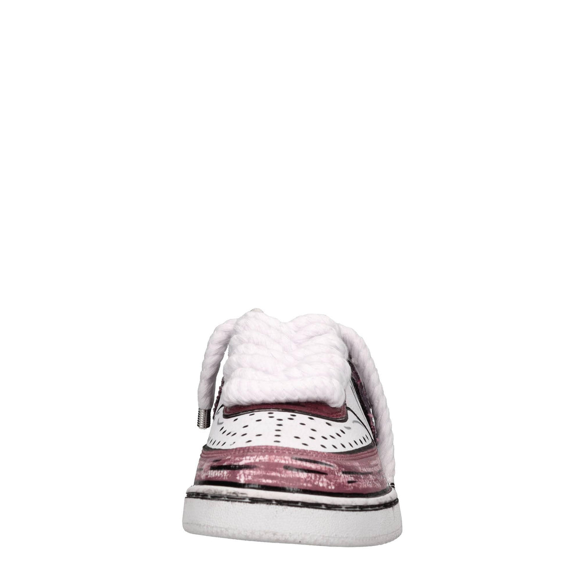 Sneakers in ecopelle e tessuto 