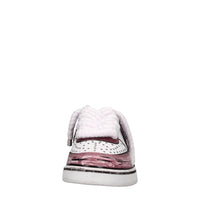Sneakers in ecopelle e tessuto 