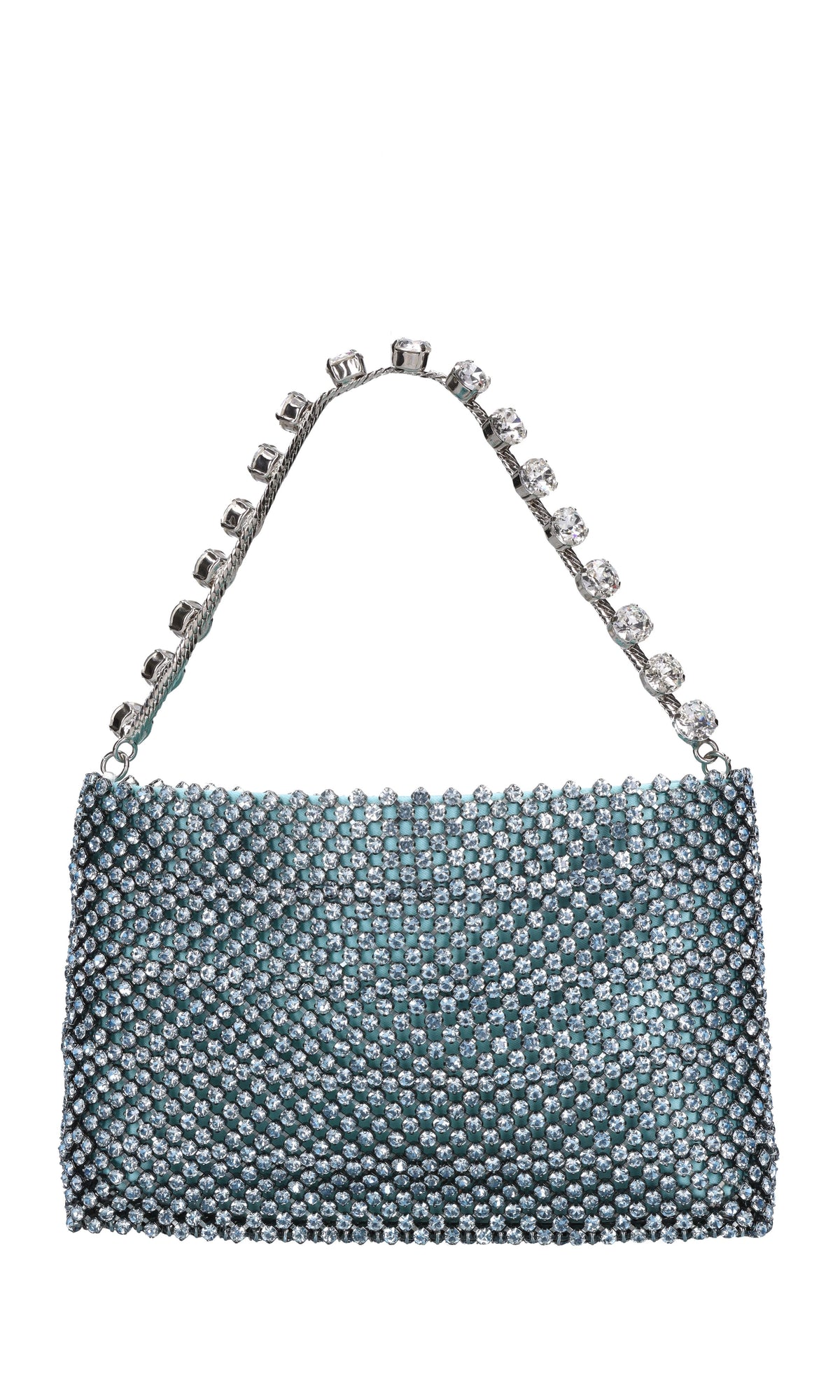 Borsa modello AURORA in tessuto e strass 