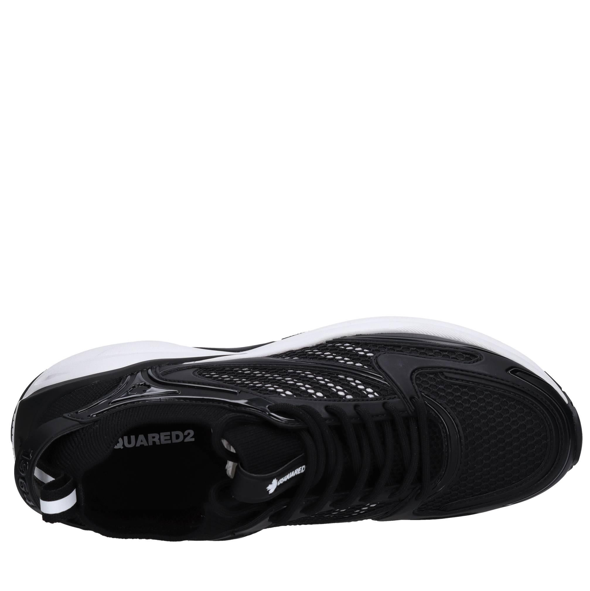 Sneakers in tessuto ed ecopelle 