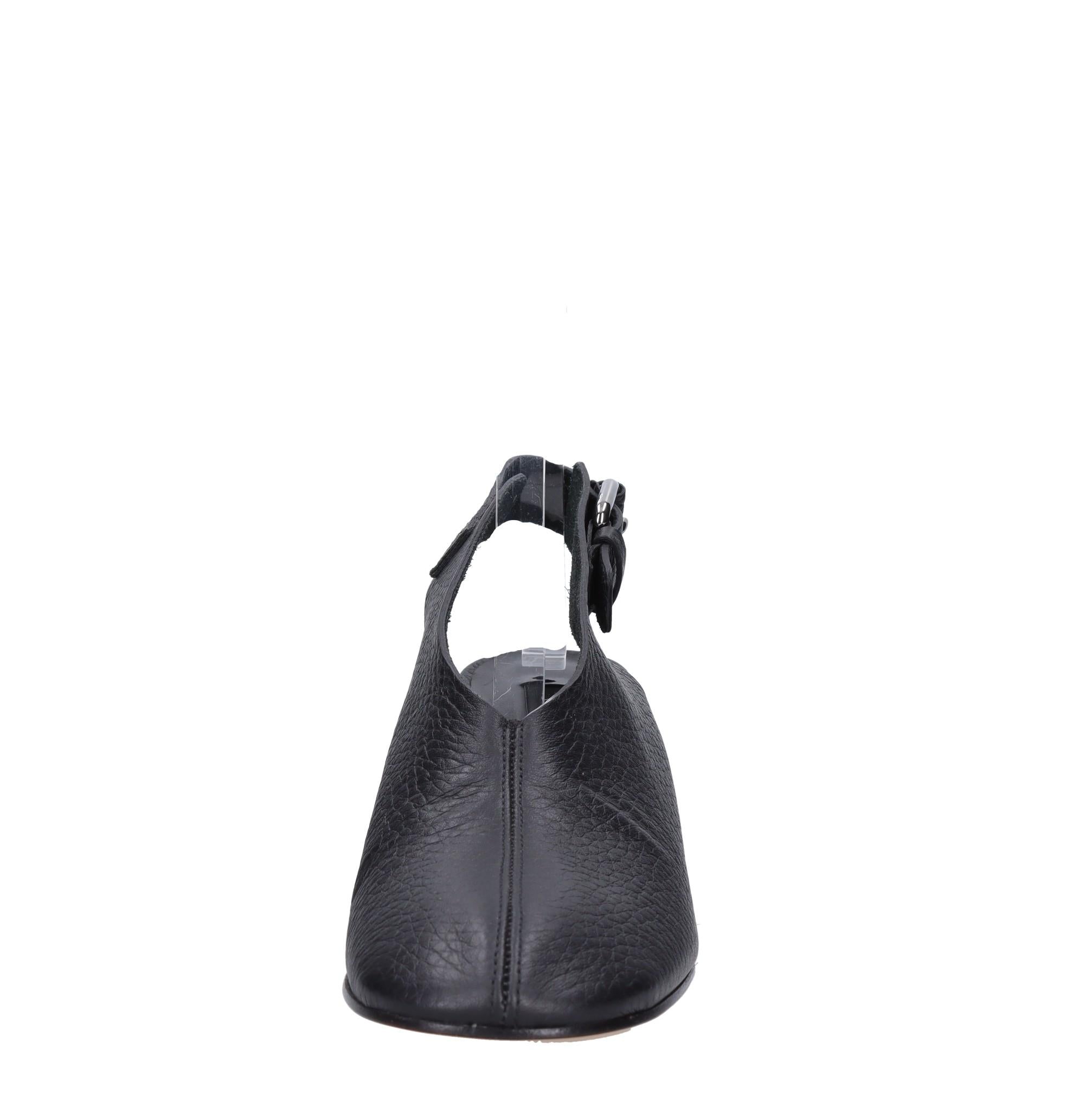 Décolleté Slingback in pelle 