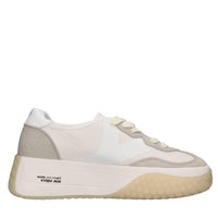Sneakers in camoscio e tessuto 