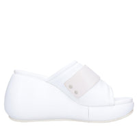 Mules Zeppa in pelle 