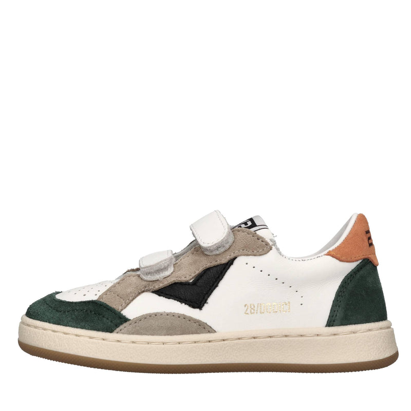 Sneakers in pelle e camoscio 