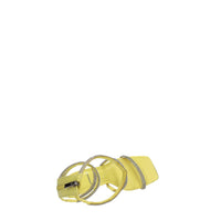 Sandali in pelle e strass 
