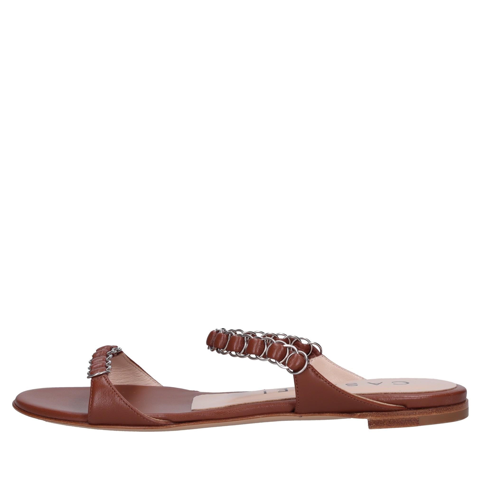 Mules in pelle 