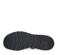 Sneakers in camoscio pelle e tessuto 
