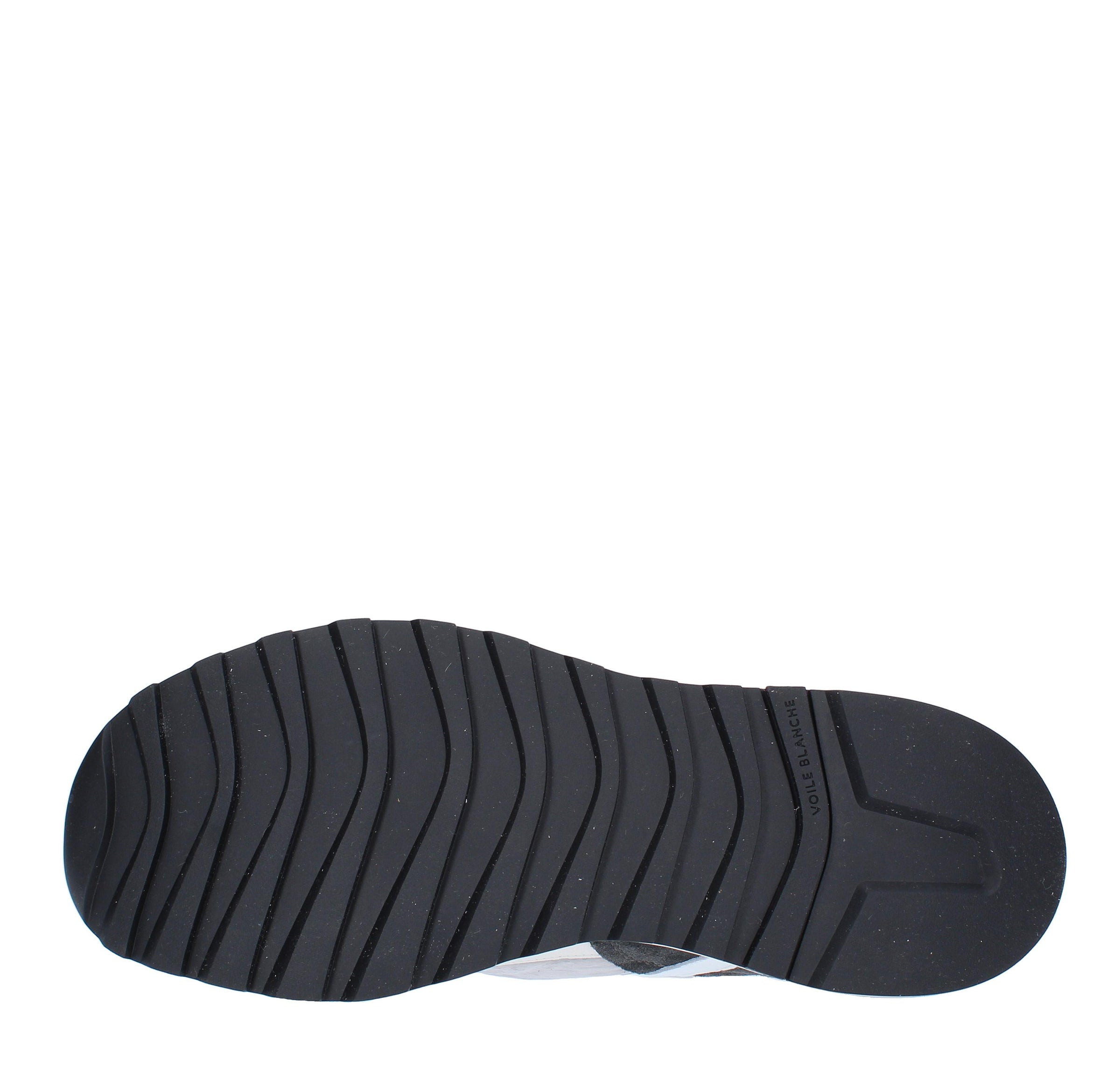 Sneakers in camoscio pelle e tessuto 
