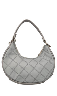 Borsa in tessuto ed ecopelle 