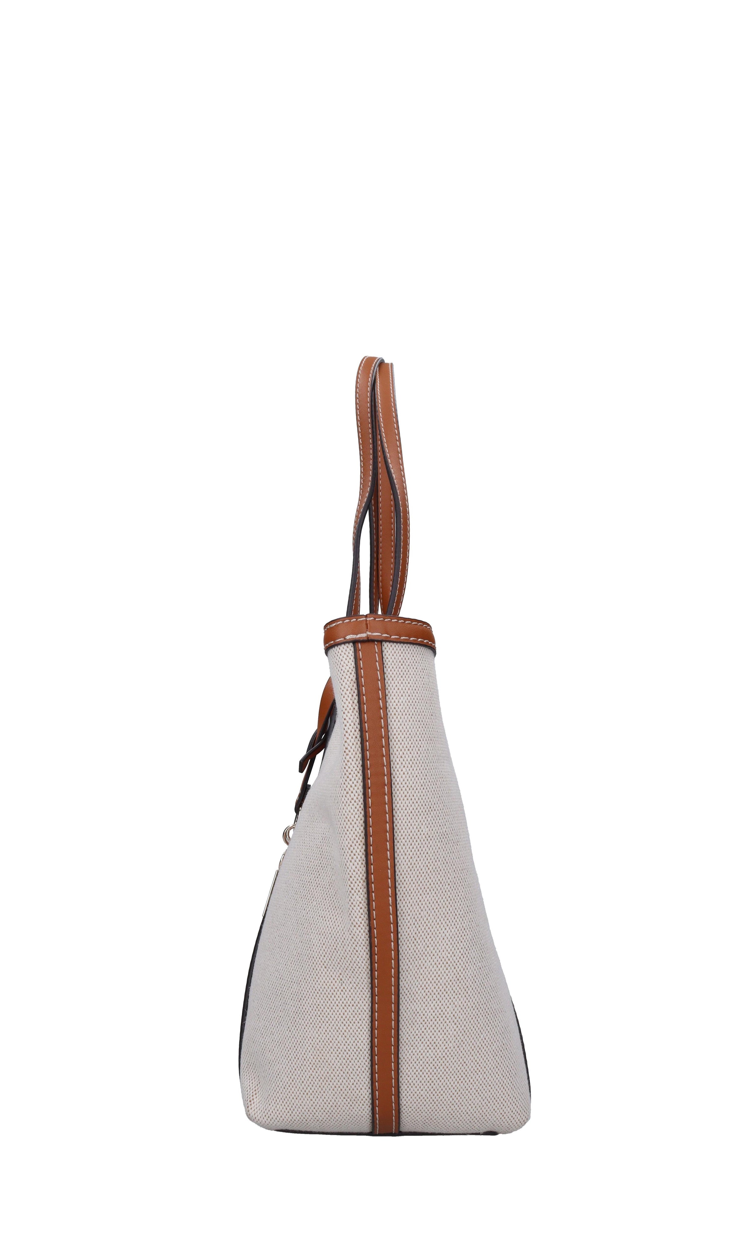 Borsa in tessuto ed ecopelle 