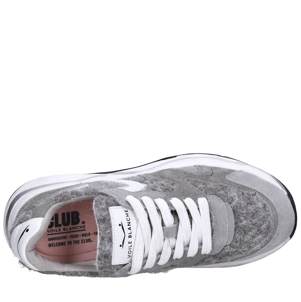 Sneakers in camoscio pelle e tessuto 