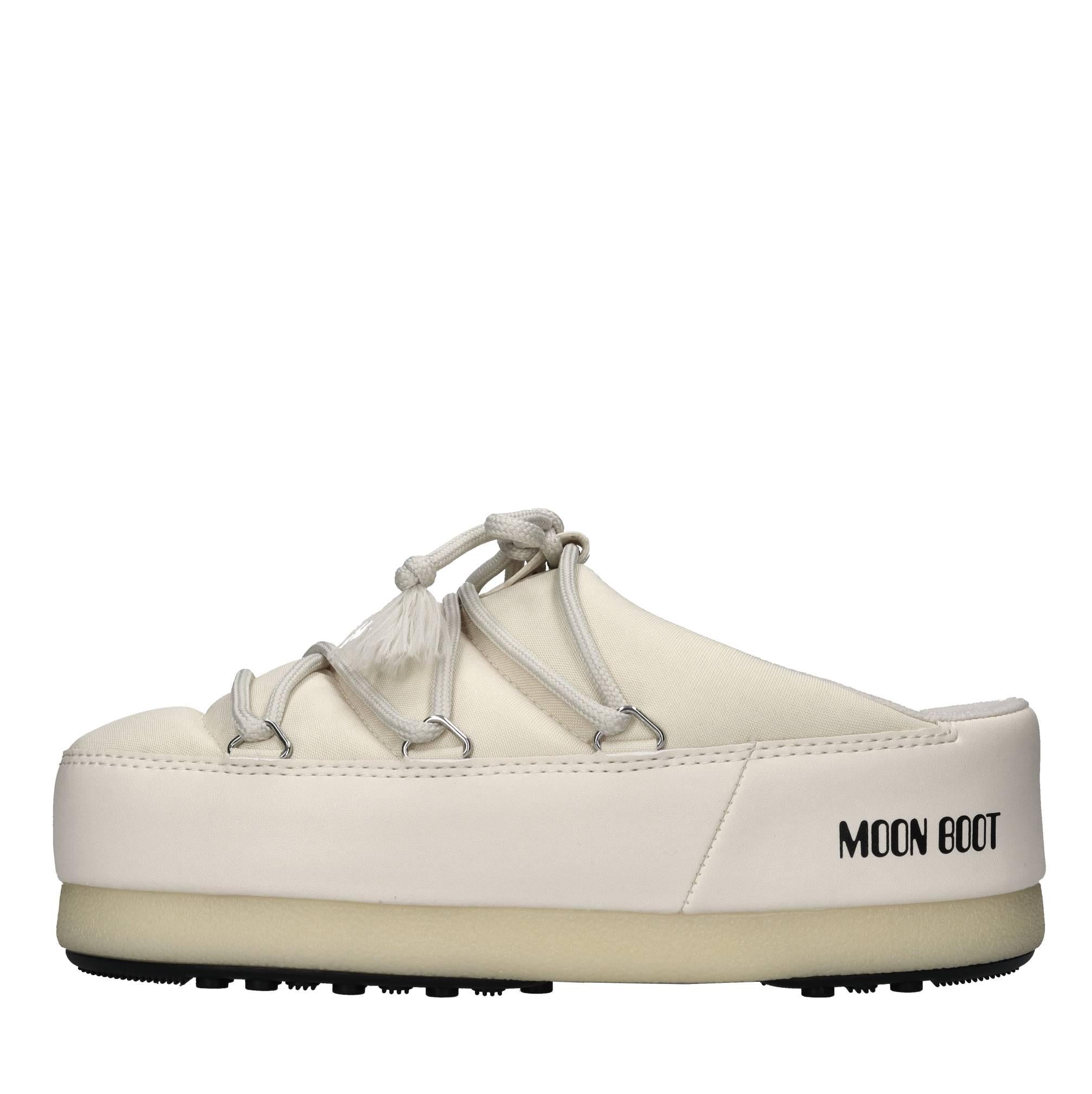 Mules in nylon idrorepellente ed ecopelle 