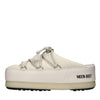 MOON BOOT Mules in water-repellent nylon and faux leather