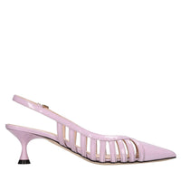 Décolleté slingback in vernice 
