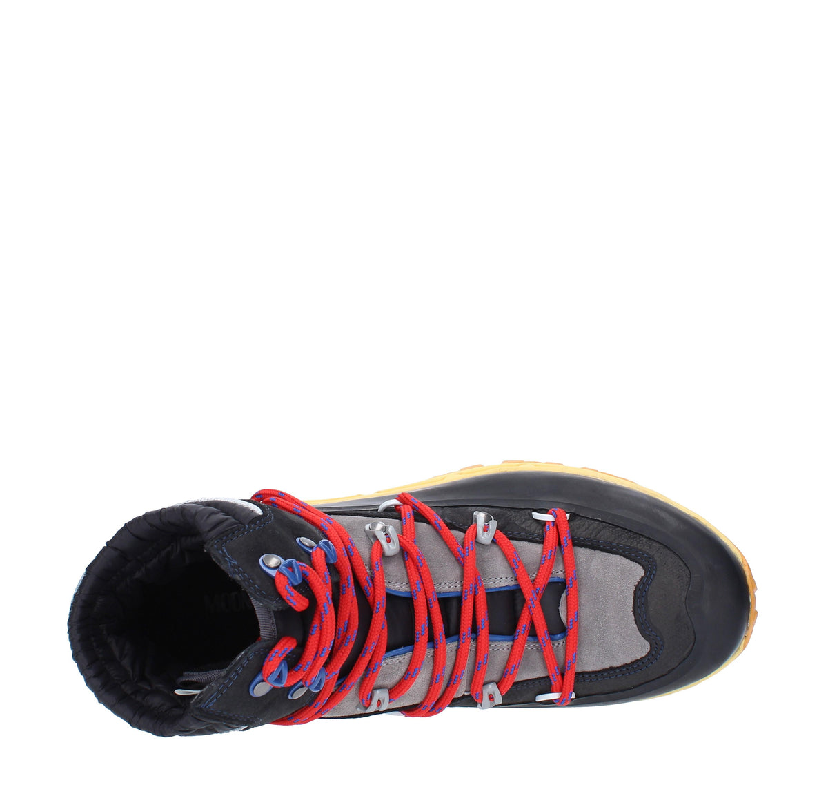 Scarponcini modello TECH HIKER di MOON BOOT, in nabuk e pelle scamosciata idrorepellente 
