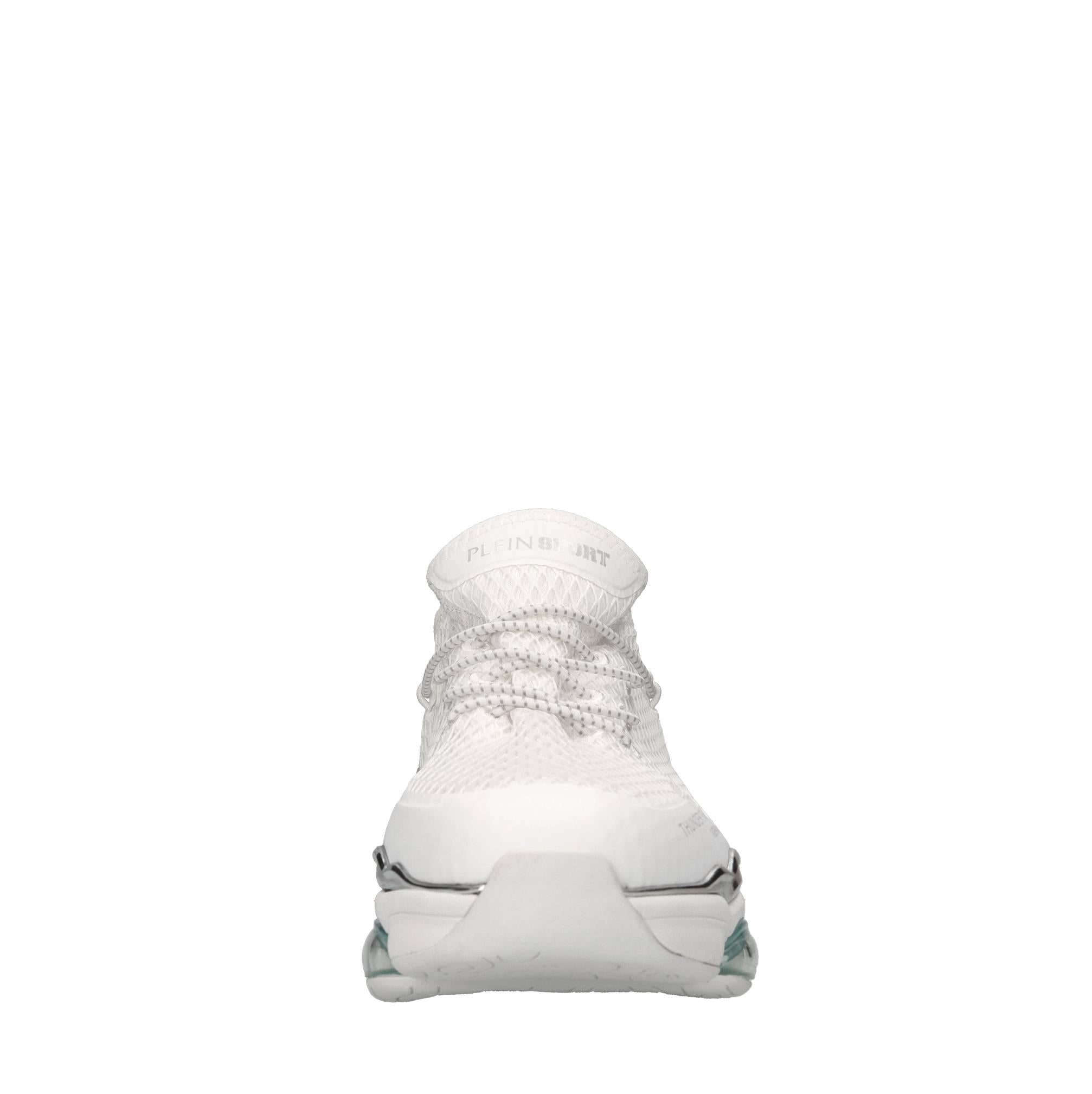 Sneakers in ecopelle e tessuto 