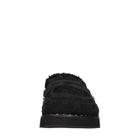Mules in pelle scamosciata 