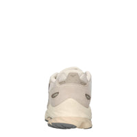 Sneakers in pelle e tessuto 