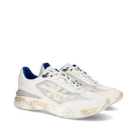 Sneakers in camoscio ecopelle e tessuto 
