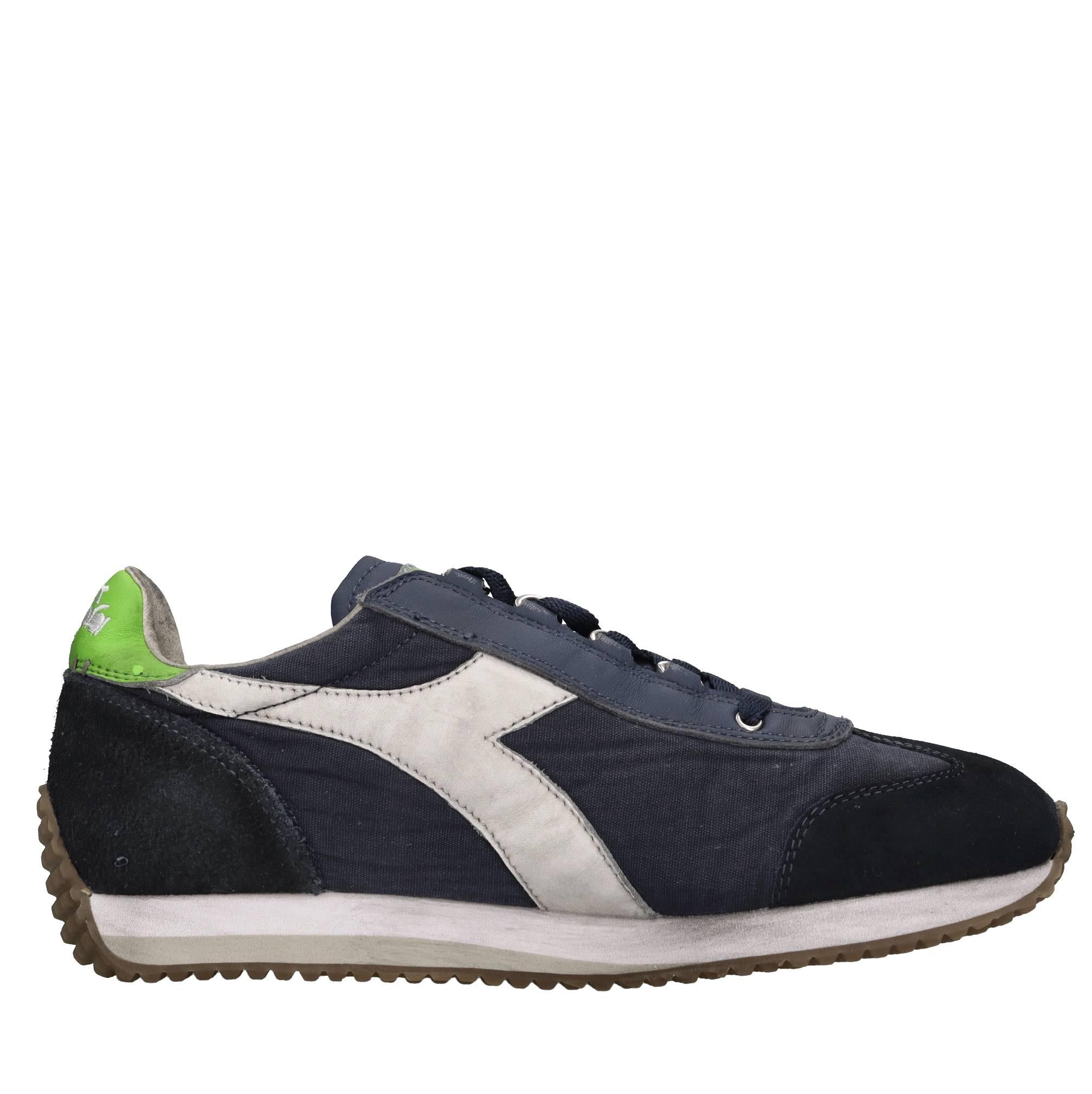 Sneakers modello HERITAGE in tessuto e pelle scamosciata 