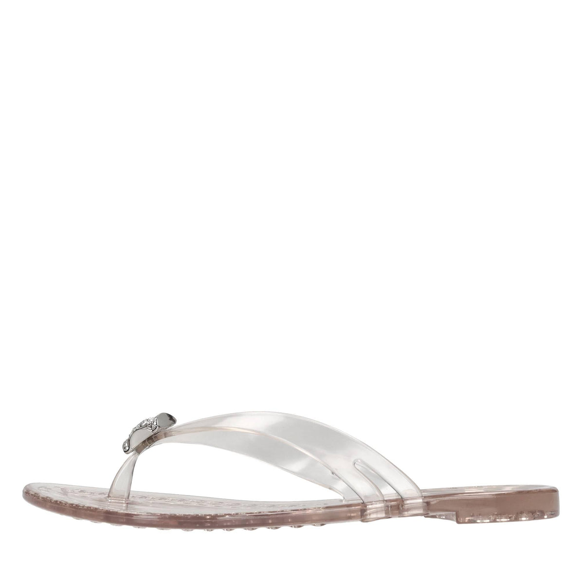 Sandali flat Jelly in PVC e Swarovski 