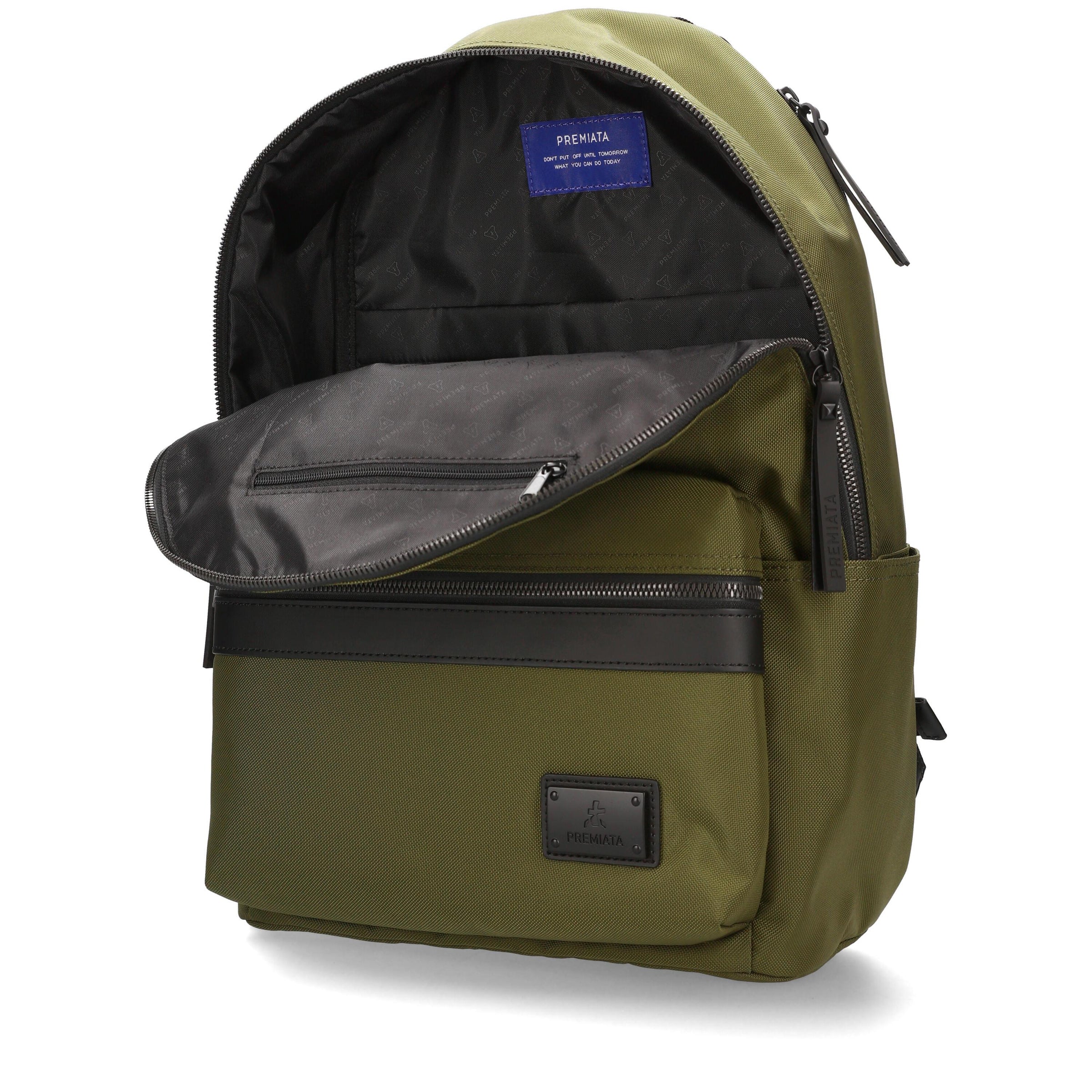 Zaino PREMIATA modello capiente e versatile in gabardine di nylon di prima qualità con trattamento antisfilacciamento e idrorepellente 