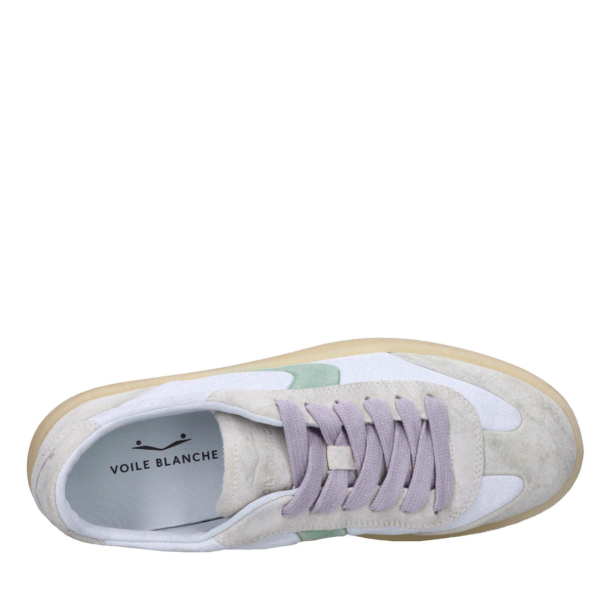 Sneakers in pelle e camoscio 