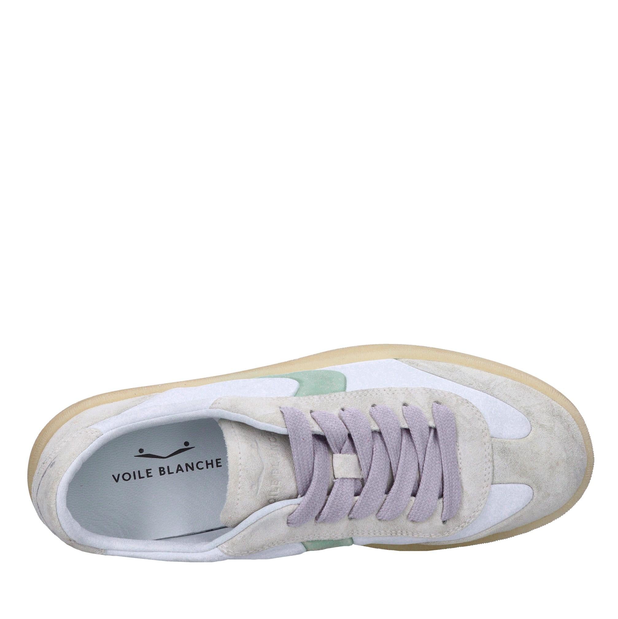 Sneakers in pelle e camoscio 