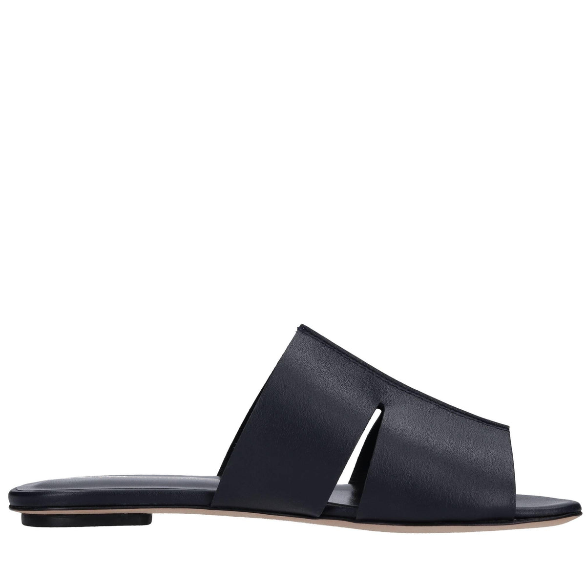 Mules in pelle 