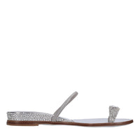 Mules in pelle e Swarovski 