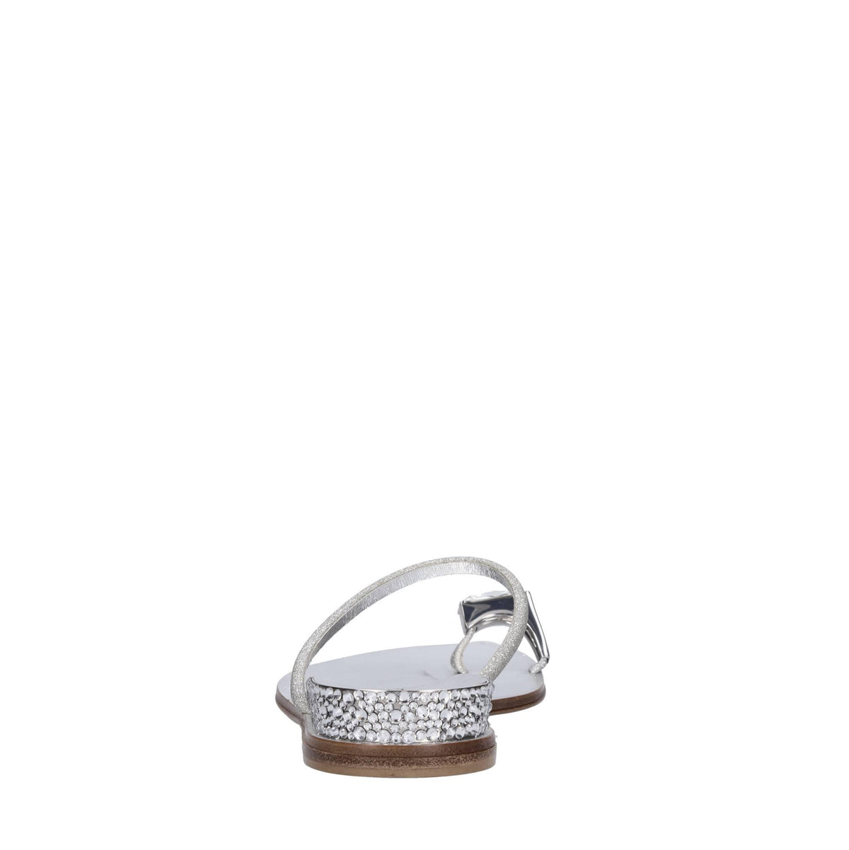 Mules in pelle e Swarovski 