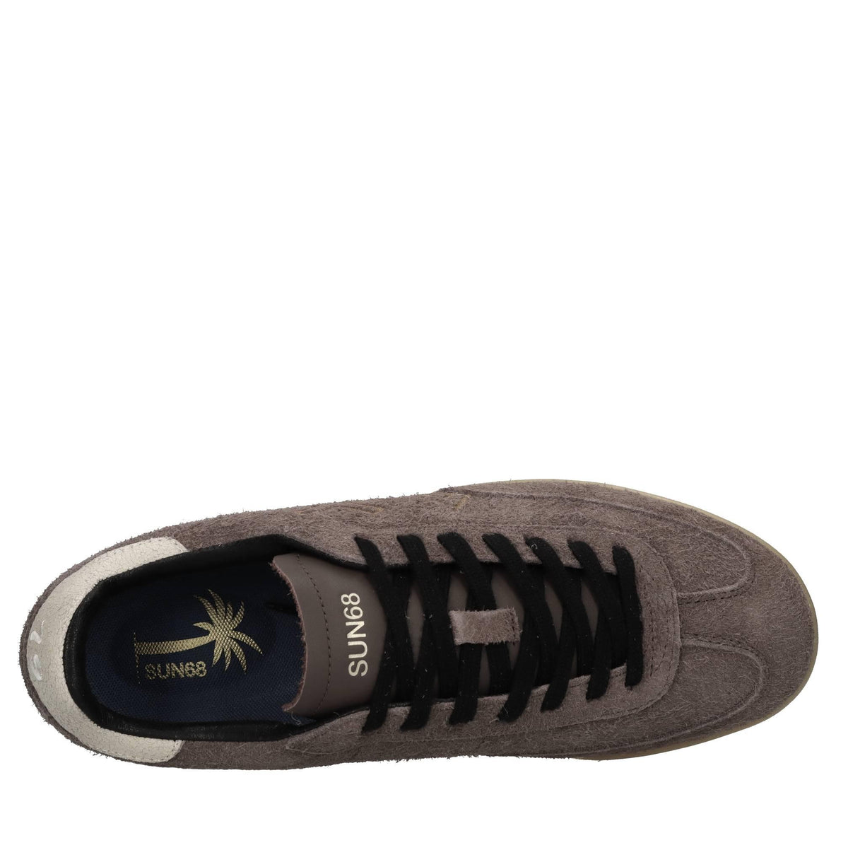Sneakers in camoscio ed ecopelle 
